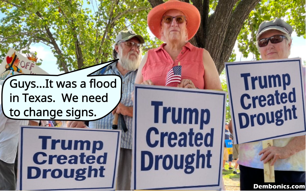 Trump Didn't Create the Texas Flood