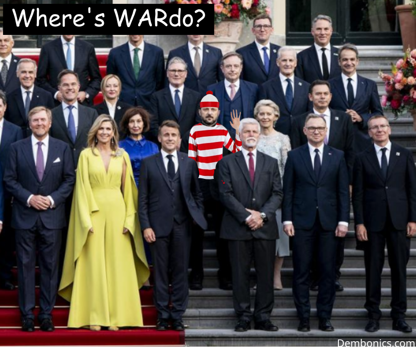 Zelensky Where's Wardo (Where's Waldo)
